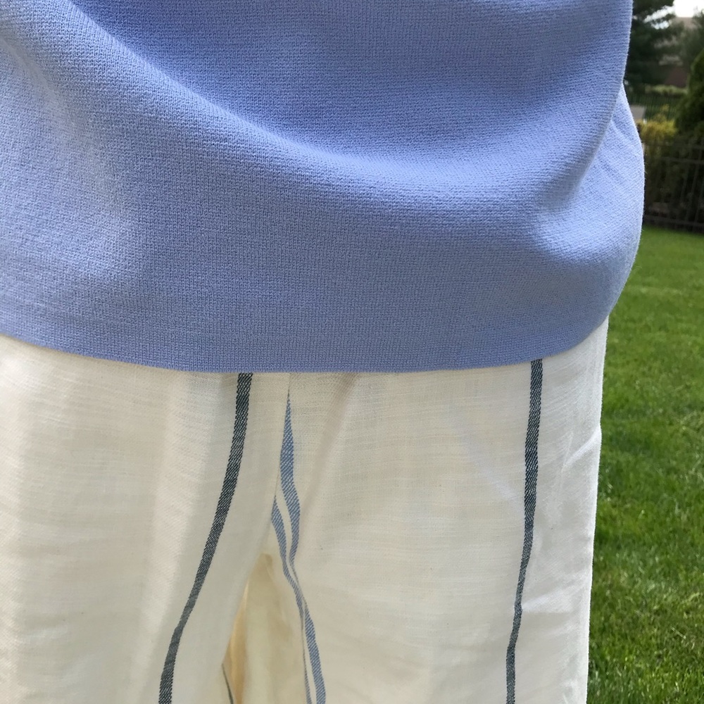 Ann Taylor periwinkle blue top - Picture 4 of 5